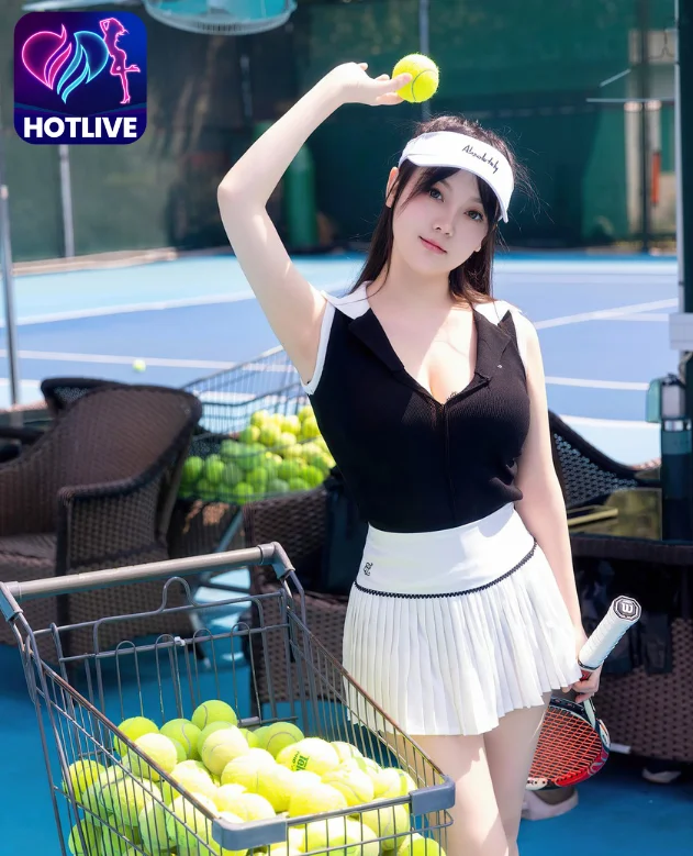 You are currently viewing Sức Hút Đặc Biệt của Dou Ban Jiang (豆瓣酱): Vẻ Đẹp Nữ Hoàng Hàn Quốc Trong Ứng Dụng HotLive. sexy tennis uniform sportswear 18+